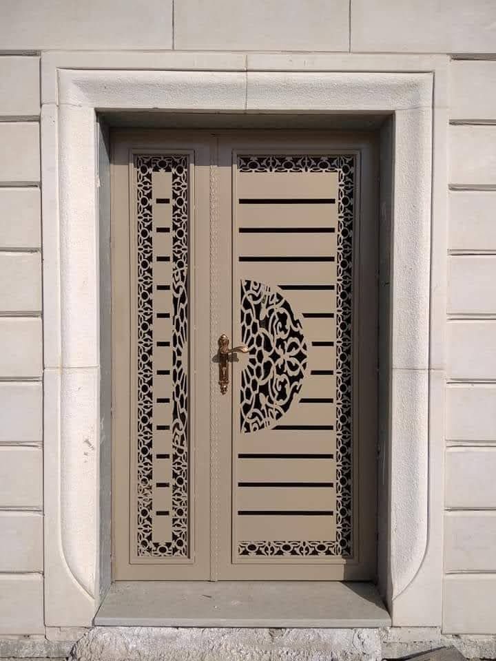 ابواب حديد ليزر